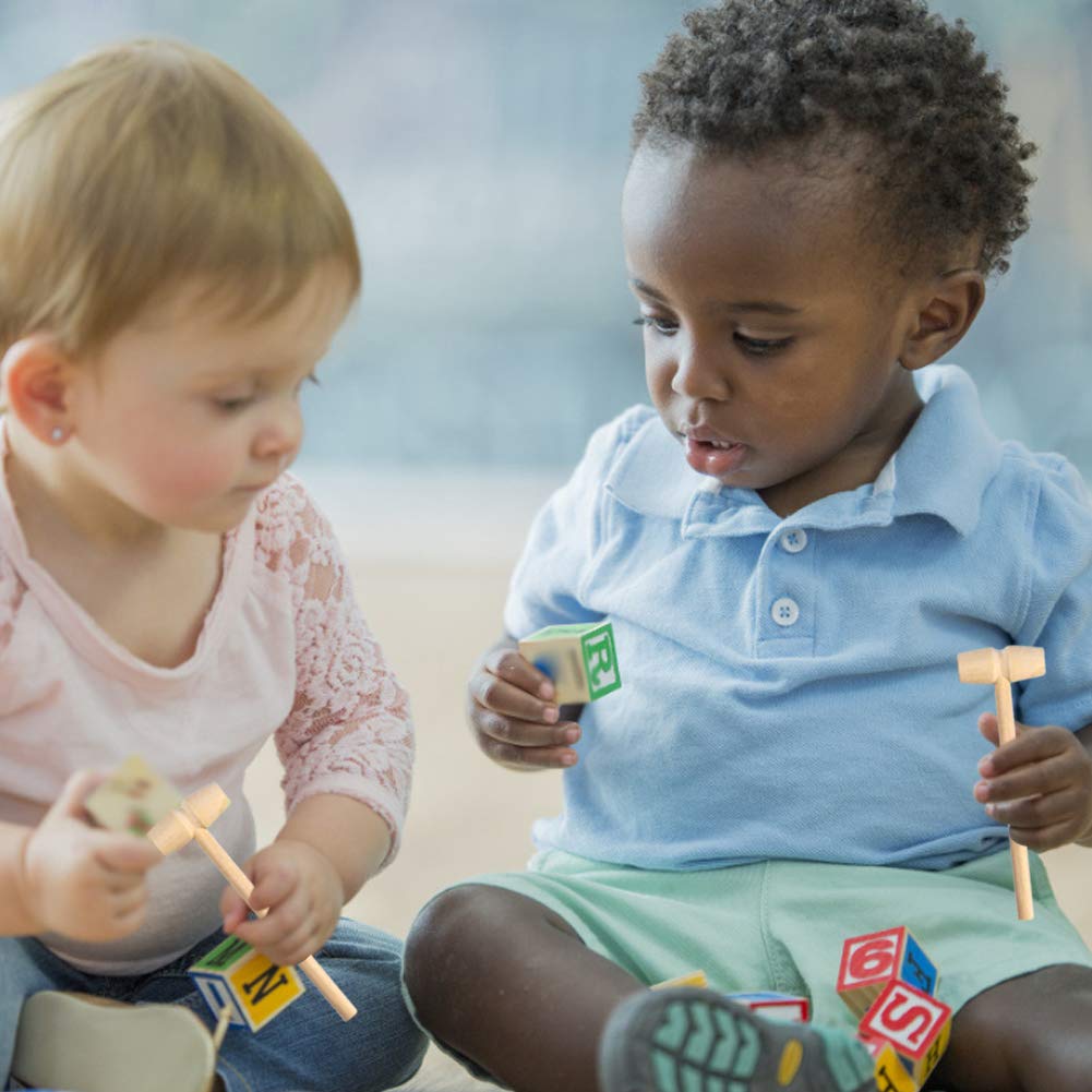30 Stück Mini Holzhämmer - Spielzeug Für Kinder Mit Schokolade & Lernspielzeug
