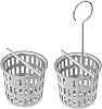 Neodrain 2PCS Hair Catchers Shower Drain Hair and Debris Strainer Only Fit Neodrain Shower Drains, Hair Trap,with Lifting Hook