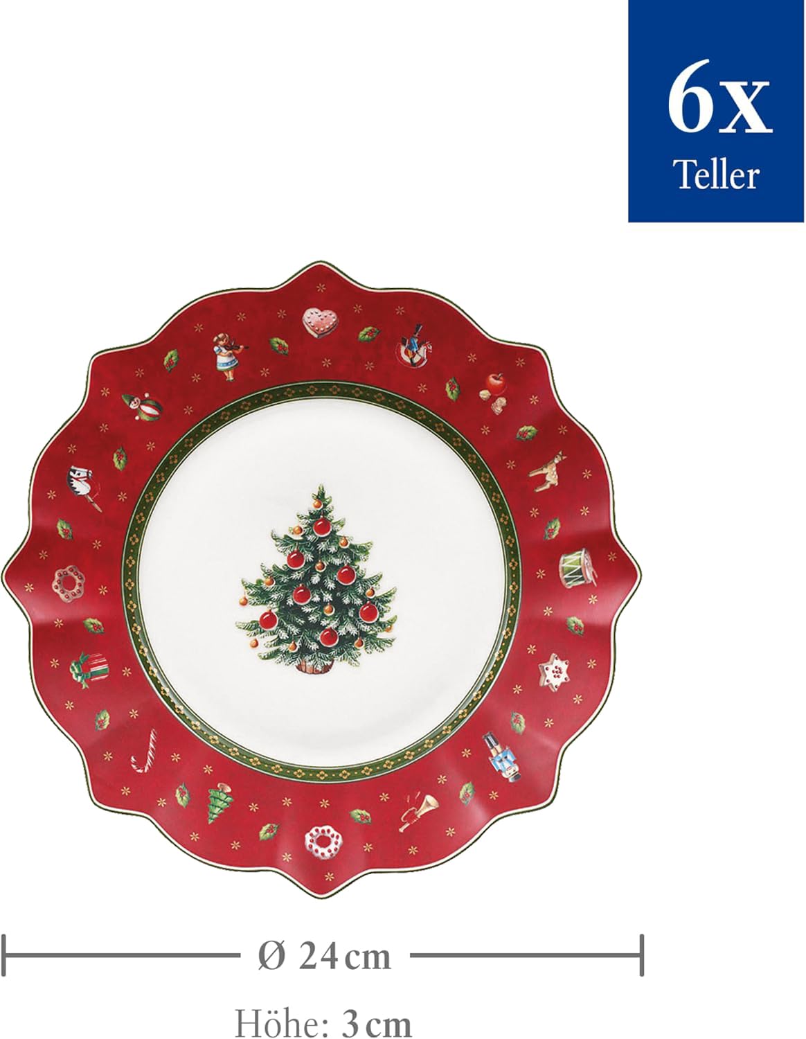 VILLEROY & BOCH Set 6 Assiettes à dessert Toy's Delight Specials 21,5 cm - Erresse Shop VILLEROY & BOCH Set 6 Assiettes à dessert Toy's Delight Specials 21,5 cm - Erresse Shop