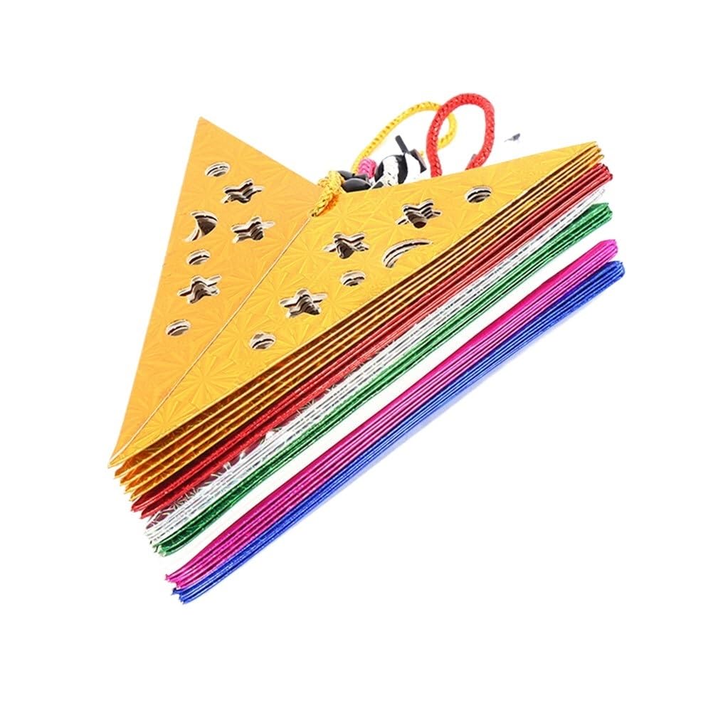 Paper Lanterns Five Pointed Star Shaped Hanging Naments for Home Party Christmas Decorations Indoor Outdoor Festive