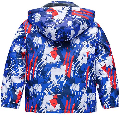 Creatmo Us Kid's Snowsuits Big Boys' Waterproof Breathable Outdoor Warm Snowboard Ski Jacket Dark Blue 14/16 #TOP1