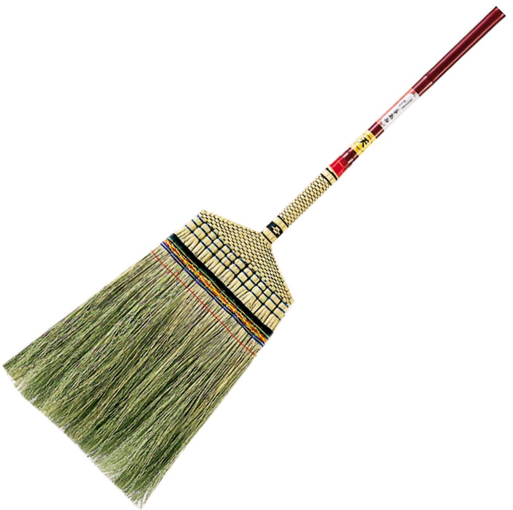 Amazon.co.jp: YATSUYA 手あみ長柄ほうき 上 19014 : ホーム