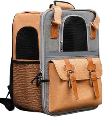 ペットキャリーバッグ 猫 キャリーバッグ 9kg以内猫 お出かけバック猫バッグ ペットソフトケージ お出かけ 飛び出し防止 防水 通気性 収納ポケット付き 中大型猫用・小型犬 小動物用 手持ち マット付き 手提げ/肩掛け アウトドア/通院/避難 コンパクト