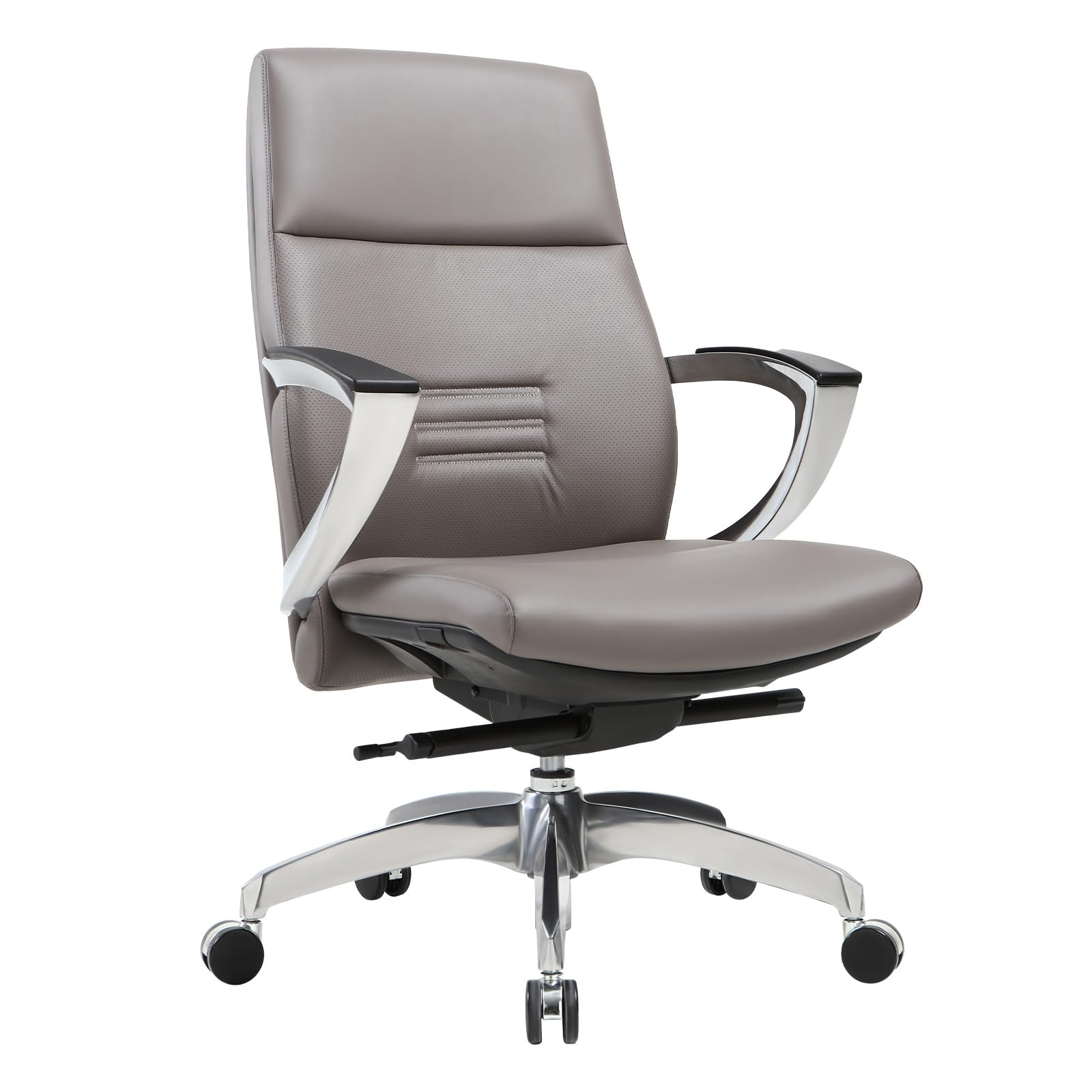 LUCKYERMORE Executive Office Desk Chair, Heavy Duty Office Desk Chairs with Adjustable Height and Tilt Angle,360° Swivel Computer Desk Chair,
