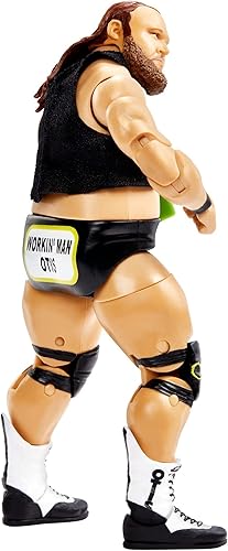 Miniatura 4 de WWE Otis Elite Collection - Figura de acción 6 pulgadas regalo coleccionable para fanáticos de la WWE a partir de 8 años