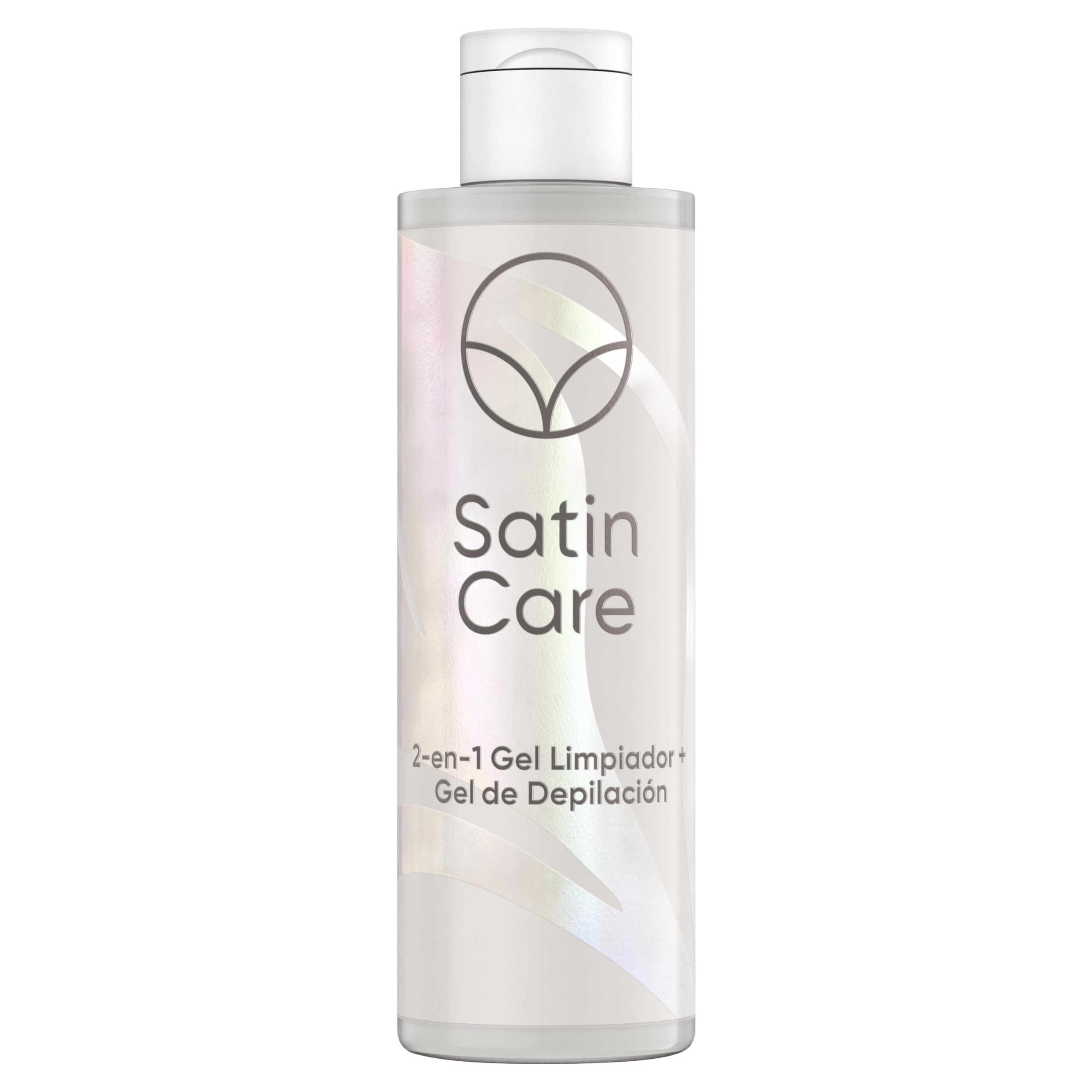 Satin Care 2-en-1 Gel Limpiador + Gel de Depilación para Ingles Y Zona Íntima, 190 ml - Líquido de Afeitar Mujer, Protege contra La Irritación