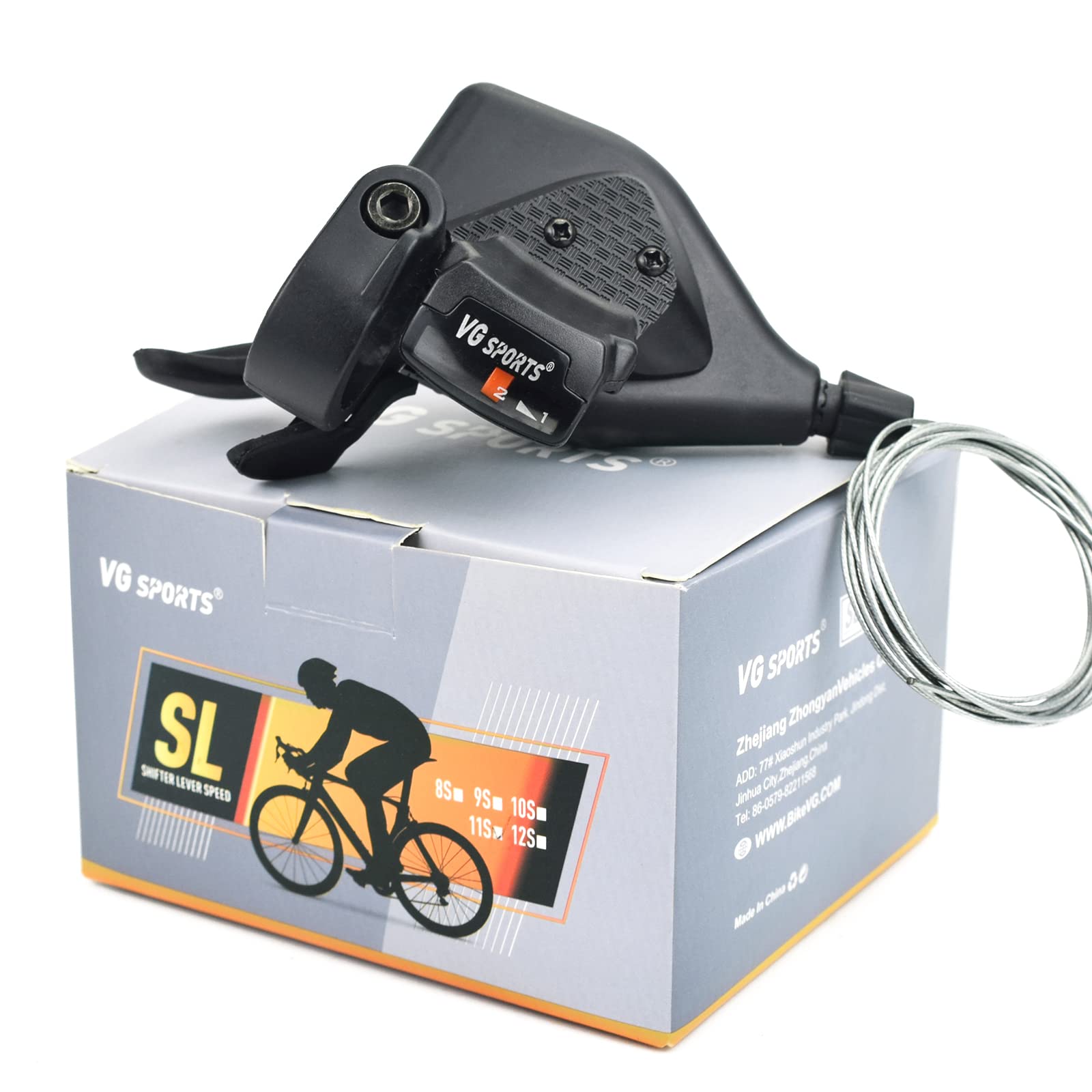 Amazon.co.jp: VG SPORTS MTB バイクシフターレバー 2速 左レバー