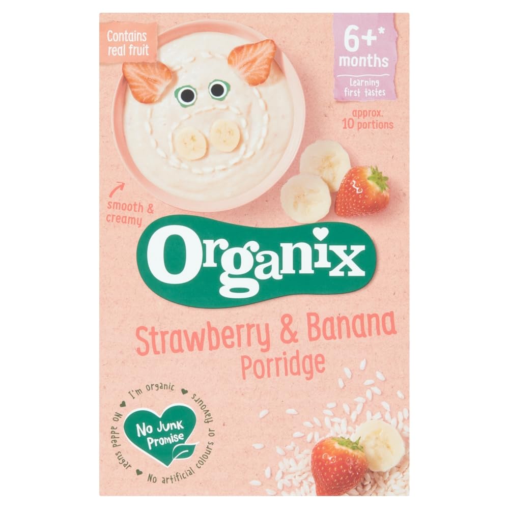 Strawberry & Banana Porridge, 120g