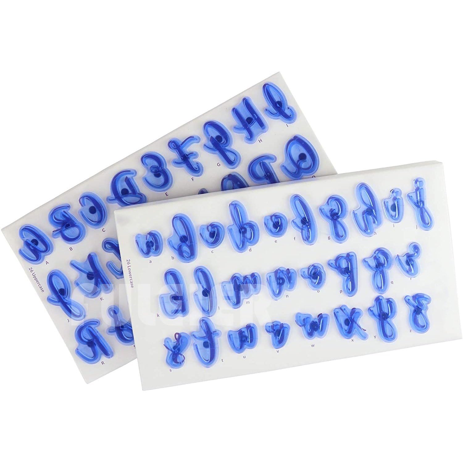 hzzsbu Letter Number Cake Stamp, Alphabet Number Cookie Stamps Mold, Fondant Alphabet Characters Embossed Tool for DIY Sugar Cake Cookies Chocolate Decoration