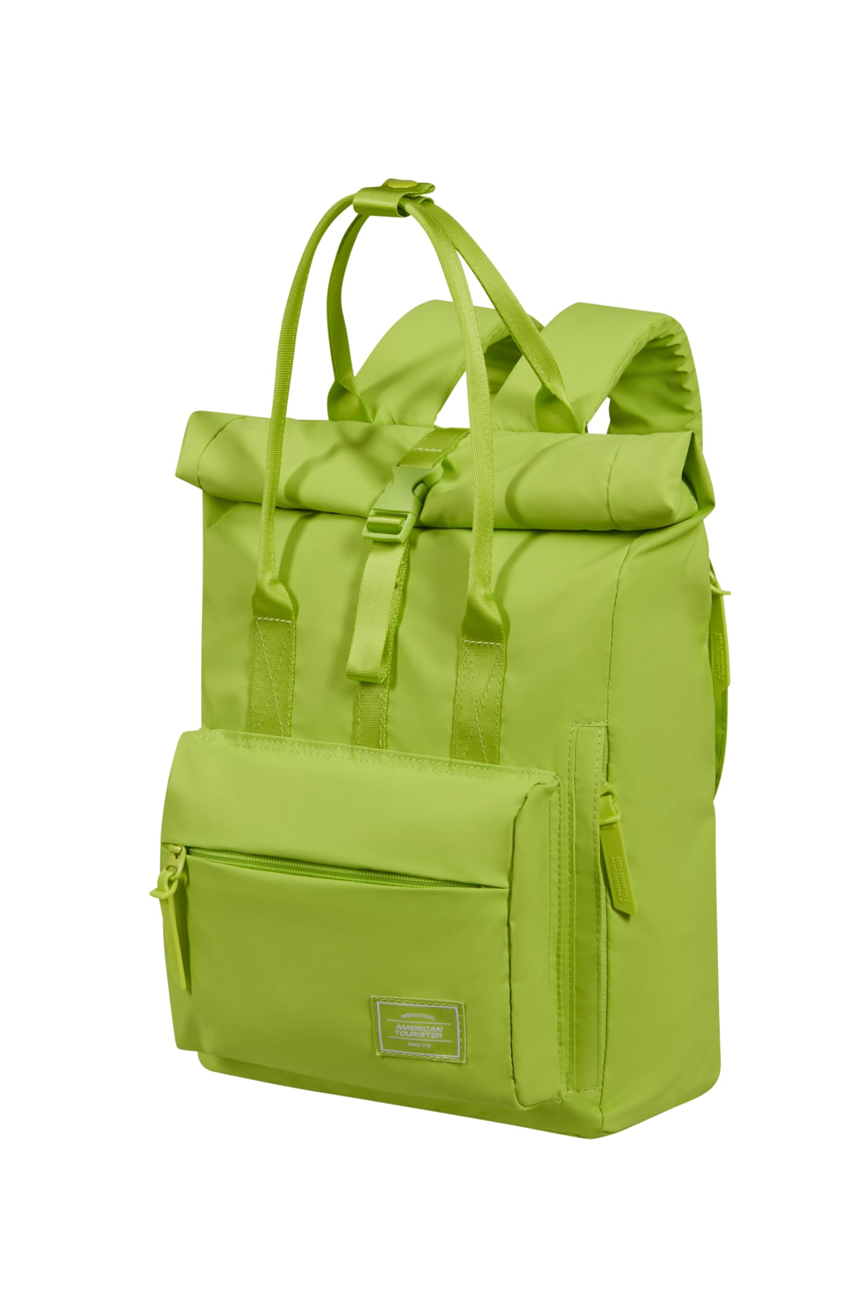 American Tourister Urban Groove UG16 Puff - Women's Backpack with Hidden Back Pocket, Casual Backpack for Everyday Use, 17L, Hyper Lime