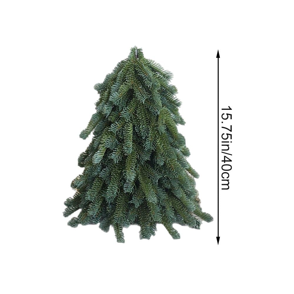 Sztuczna choinka na biurko, dekoracja na biurko, dekoracja biurka do domu, hotelu, sypialni, 40 cm