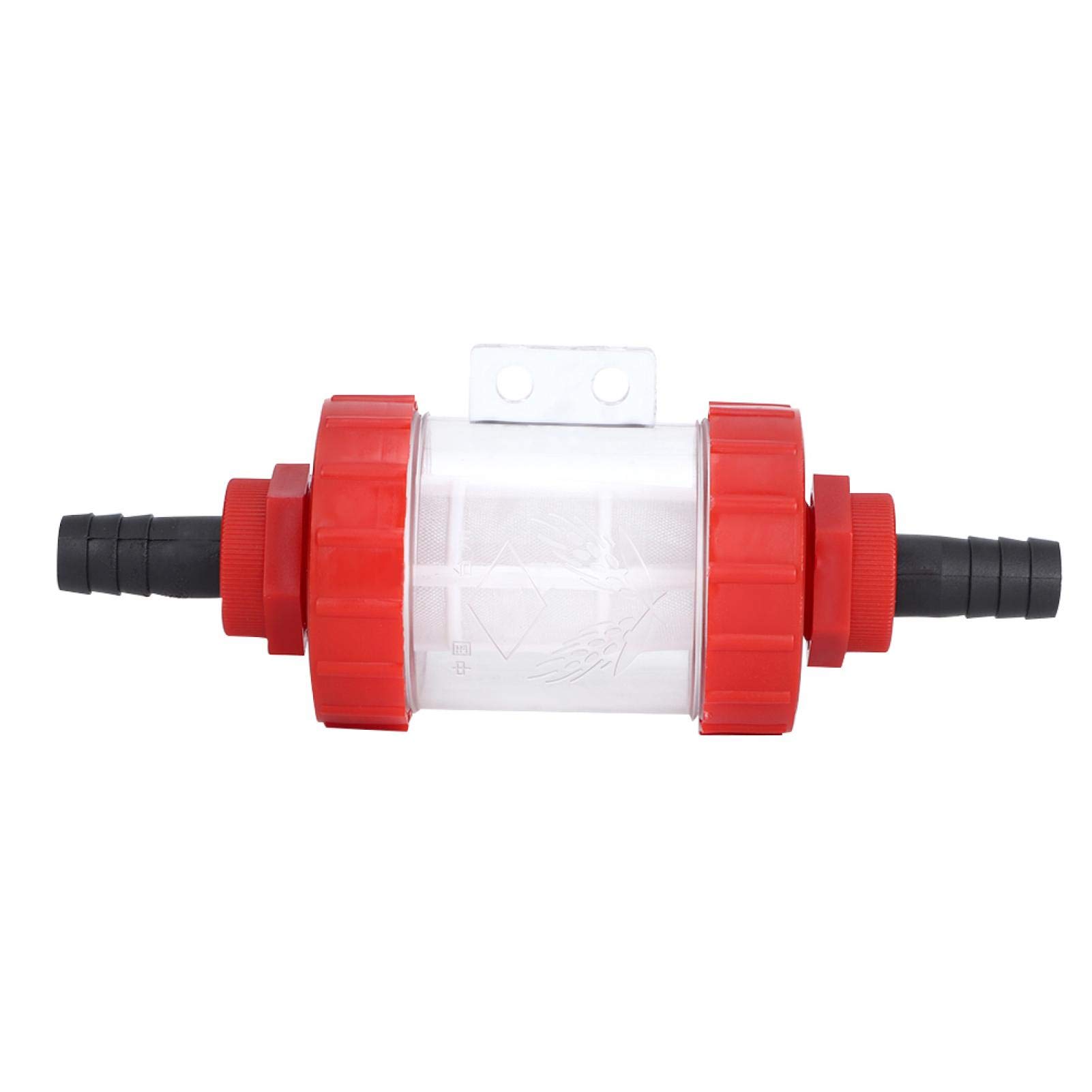 Asudaro Wasserpumpen-Siebfilter – Edelstahl & ABS, Für Garten, Wohnmobil & Bewässerung, Schwarz