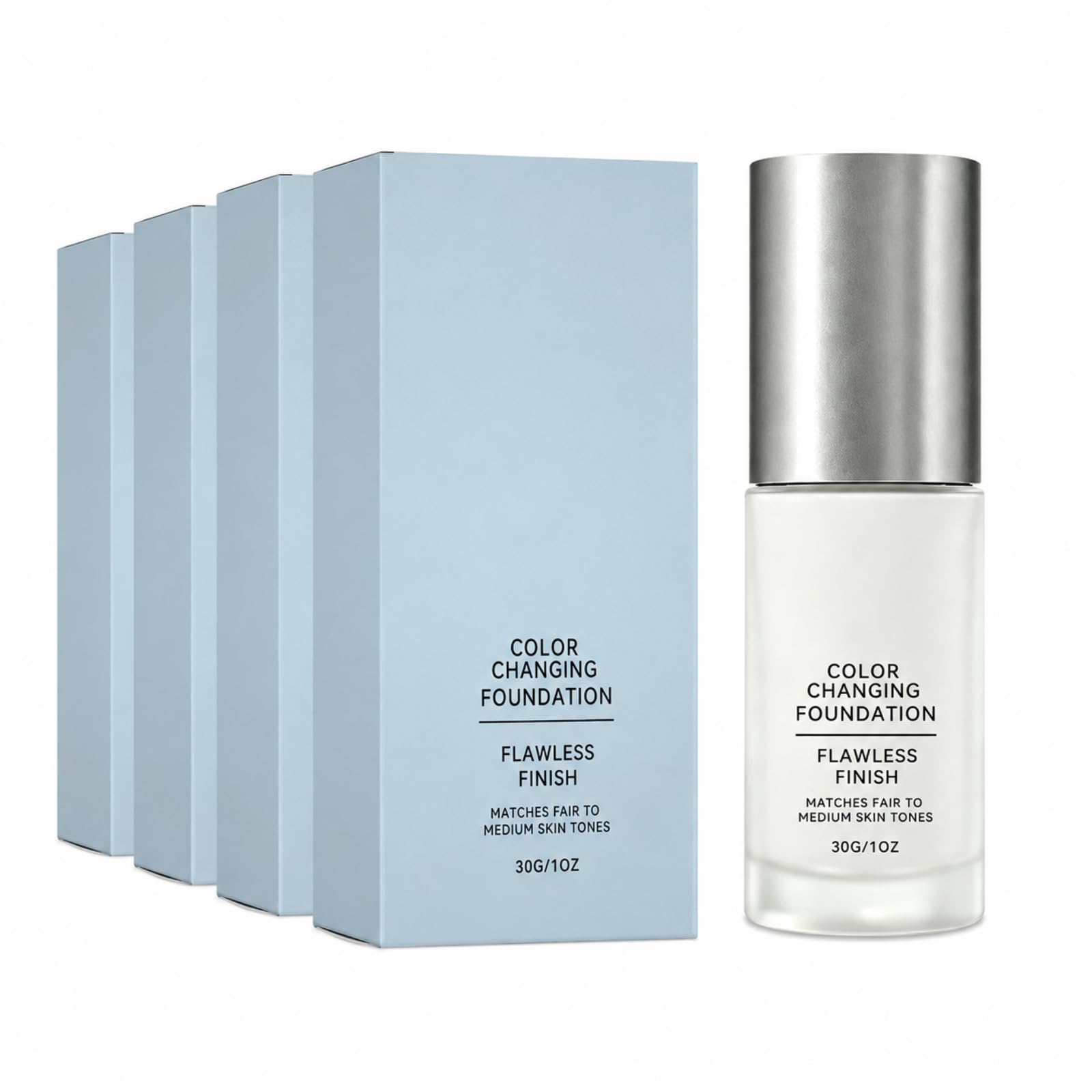 Foundation Stick Concealer Cream, Long Lasting Anti-Shine Hydration, Lightweight & Anti-Water Formula, Natural Finish Bare Skin for All Skin Types