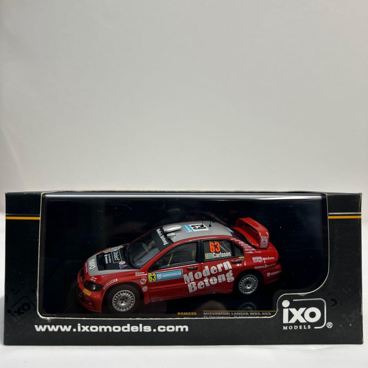 Amazon | ixo 1/43 MITSUBISHI LANCER WRC #63 D.Carlsson 2006 イクソ