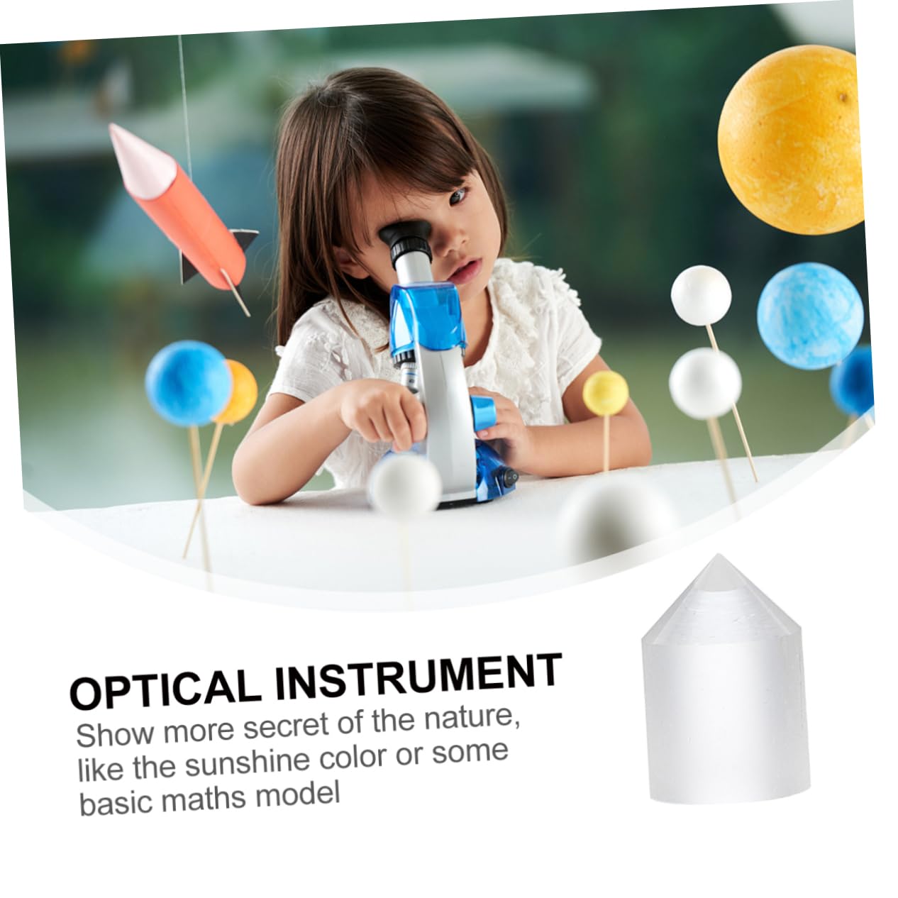 Unomor Conical Lens Sensor Optical Equipment Teaching Accessories Home Decor Physics Demonstration