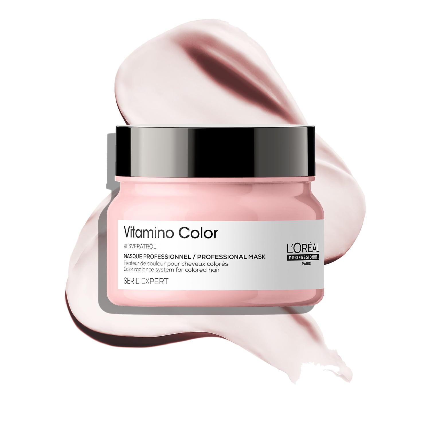 L’Oréal Professionnel Vitamino Color Hair Mask for Color-treated Hair - 250 ml | Professional supercharged conditioner with Resveratrol for color protection and long lasting shine, For Men & Women