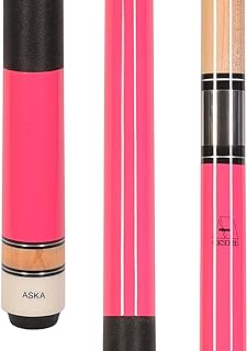 ASKA L2 Pool Cue Stick, 58" Canadian Maple Billiard Cue, 13mm Hard Tip, 5/16x18 Joint, Nylon Wrap, Multiple Weights & Colors