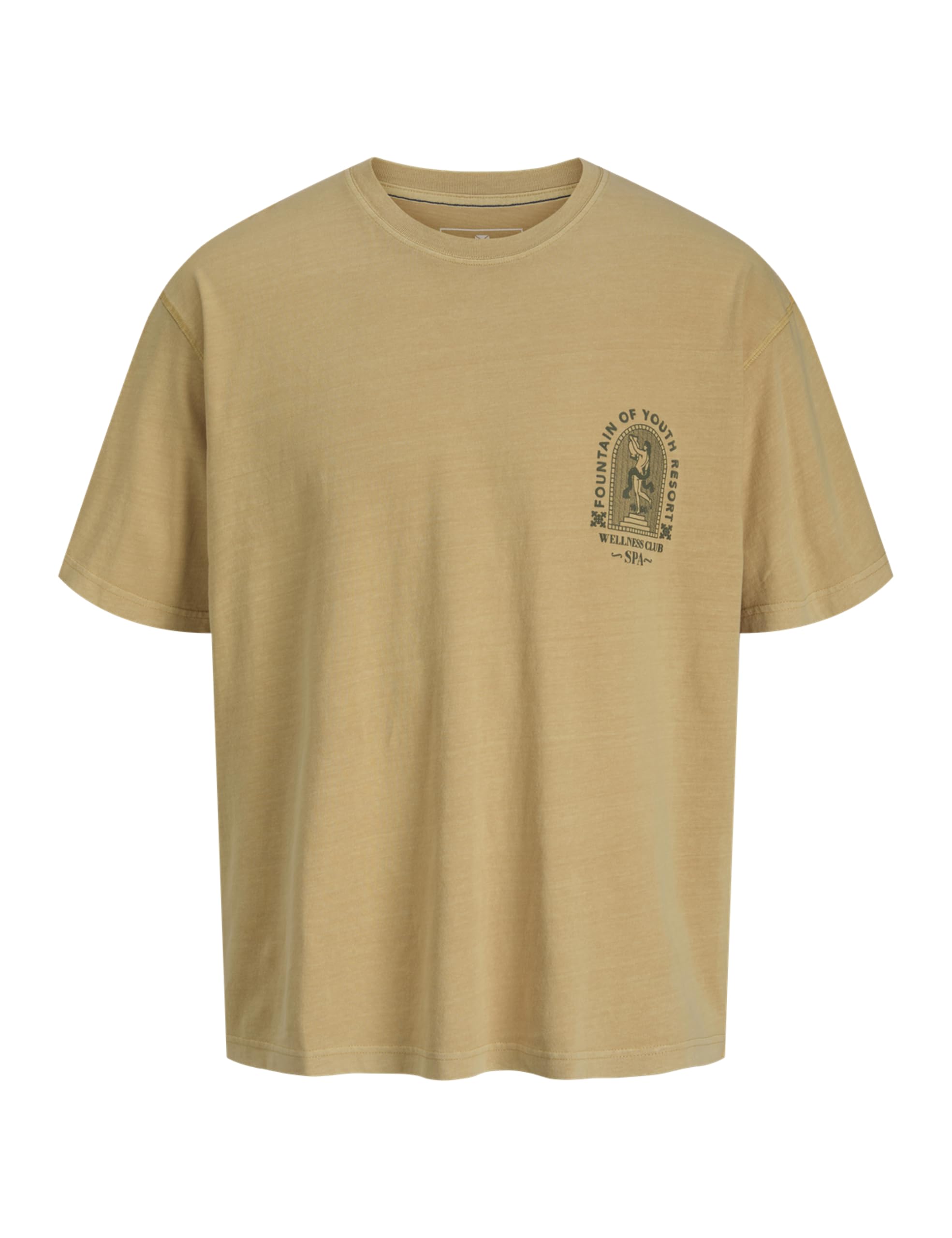 JACK & JONES Jprblumanson SS Tee, Moonstone, S
