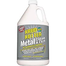 Krud Kutter Metal Clean & Etch, 1 Gallon Bottle - Lot of 4