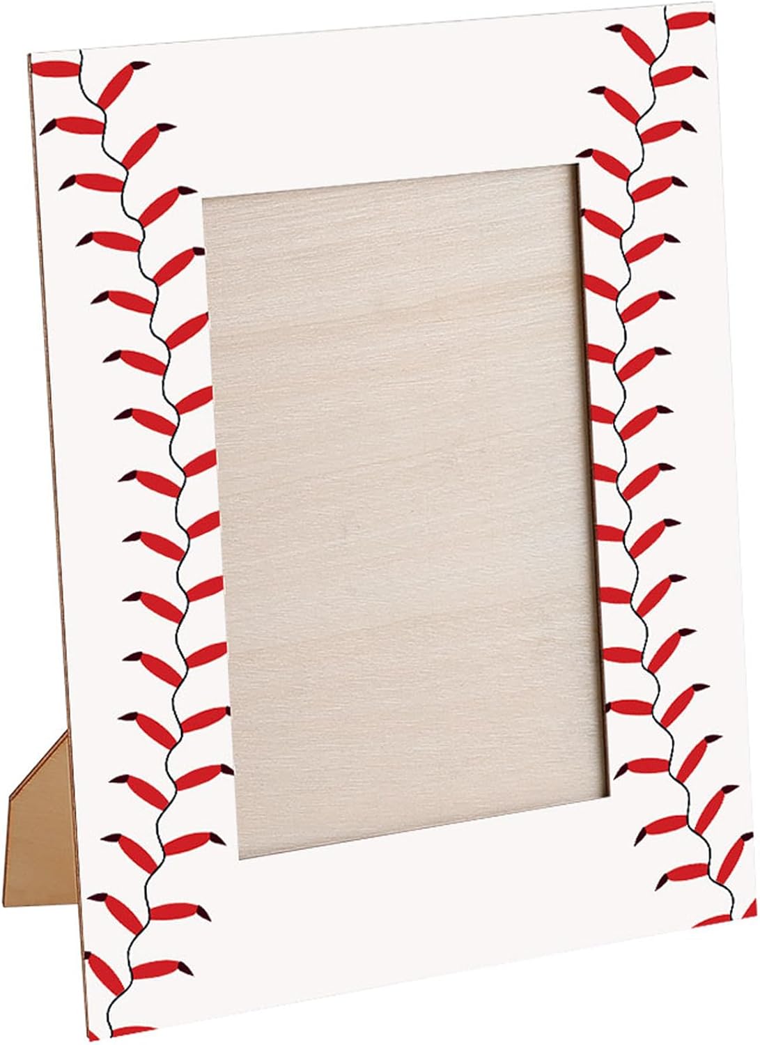 Denylo pro 6 Pcs Baseball Picture Frame 4x6 Inch Baseball Tabletop Picture Frame Sports Theme Photo Frame Wood Frame Gifts for Fathers Day Team Player Women Men Athletes