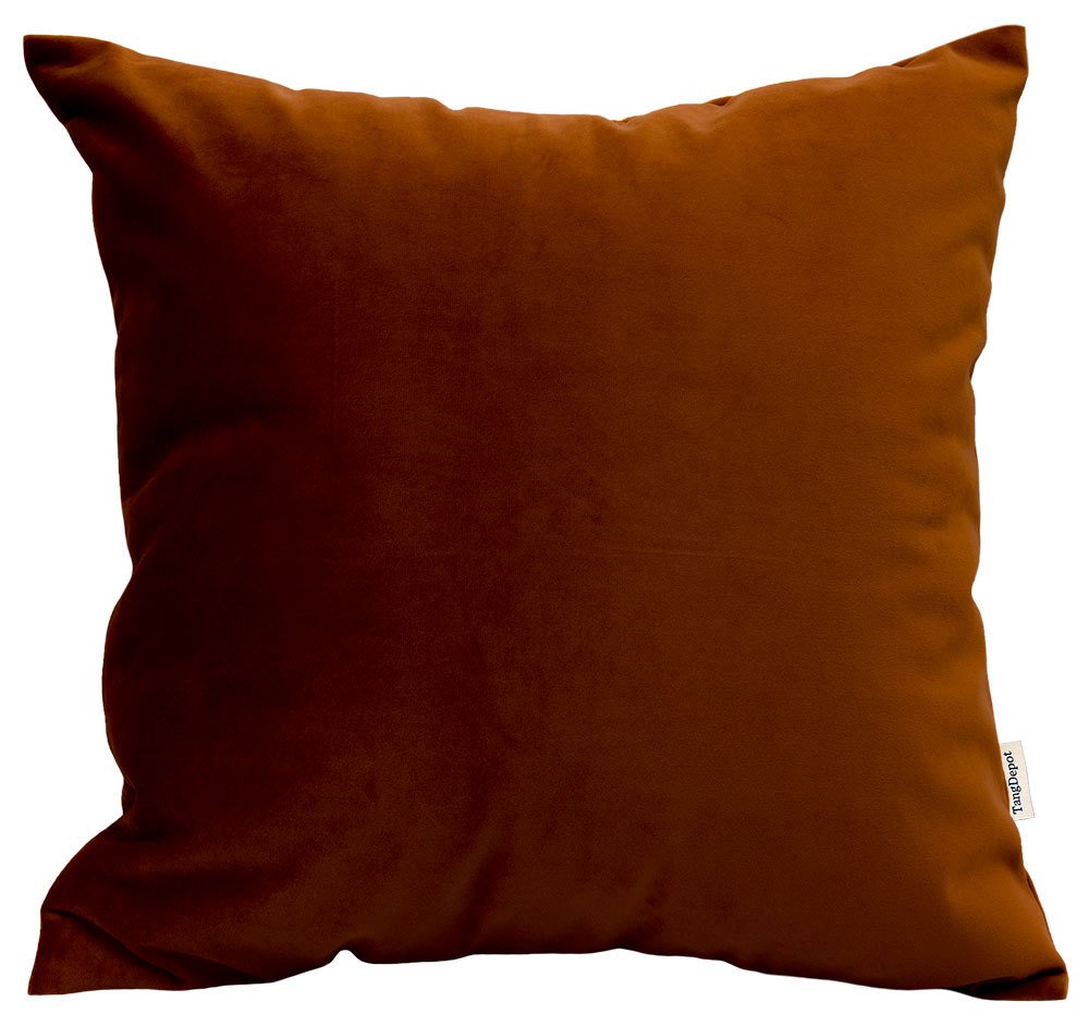 TangDepot 2-Pack Super Soft Velvet Pillow Covers, 20x20 Grass Green — view 44