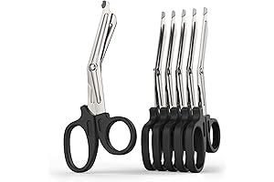 LI JIU® 6Pcs 5.5" Small Trauma Shears Set - First Aid Scissors