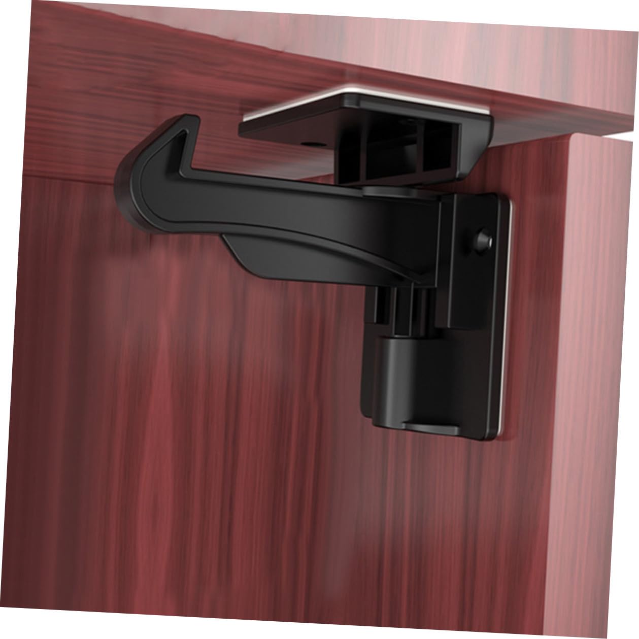 NOLITOY Cerraduras De Seguridad Para Cajones Para Niños, Pestillos Para Gabinetes De Abs, Color Negro, 10 Unidades, Protección Infantil Para Sala, Cocina y Dormitorio