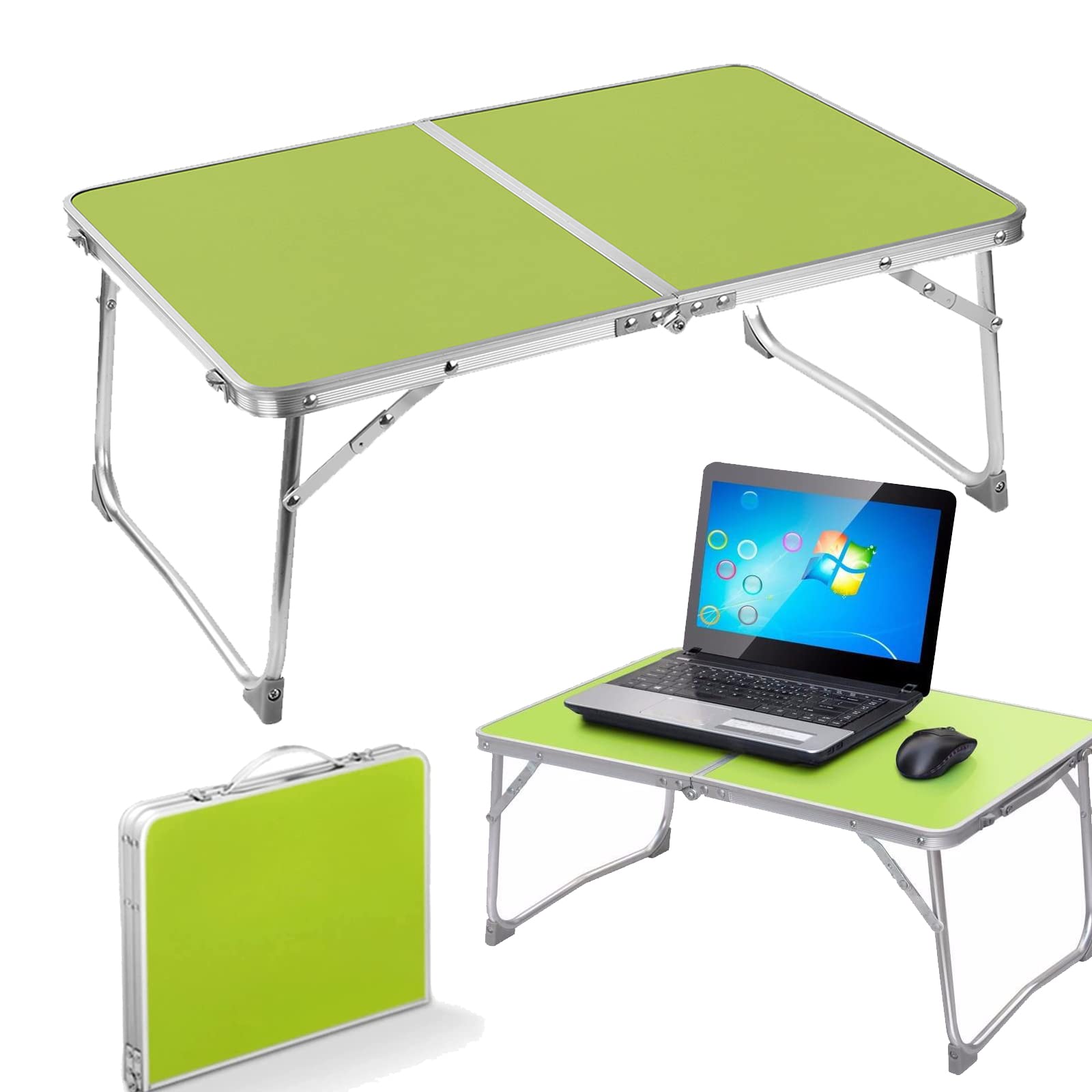 2Ft Folding Laptop Lap Desk Computer Workstations Home Office Foldable ...