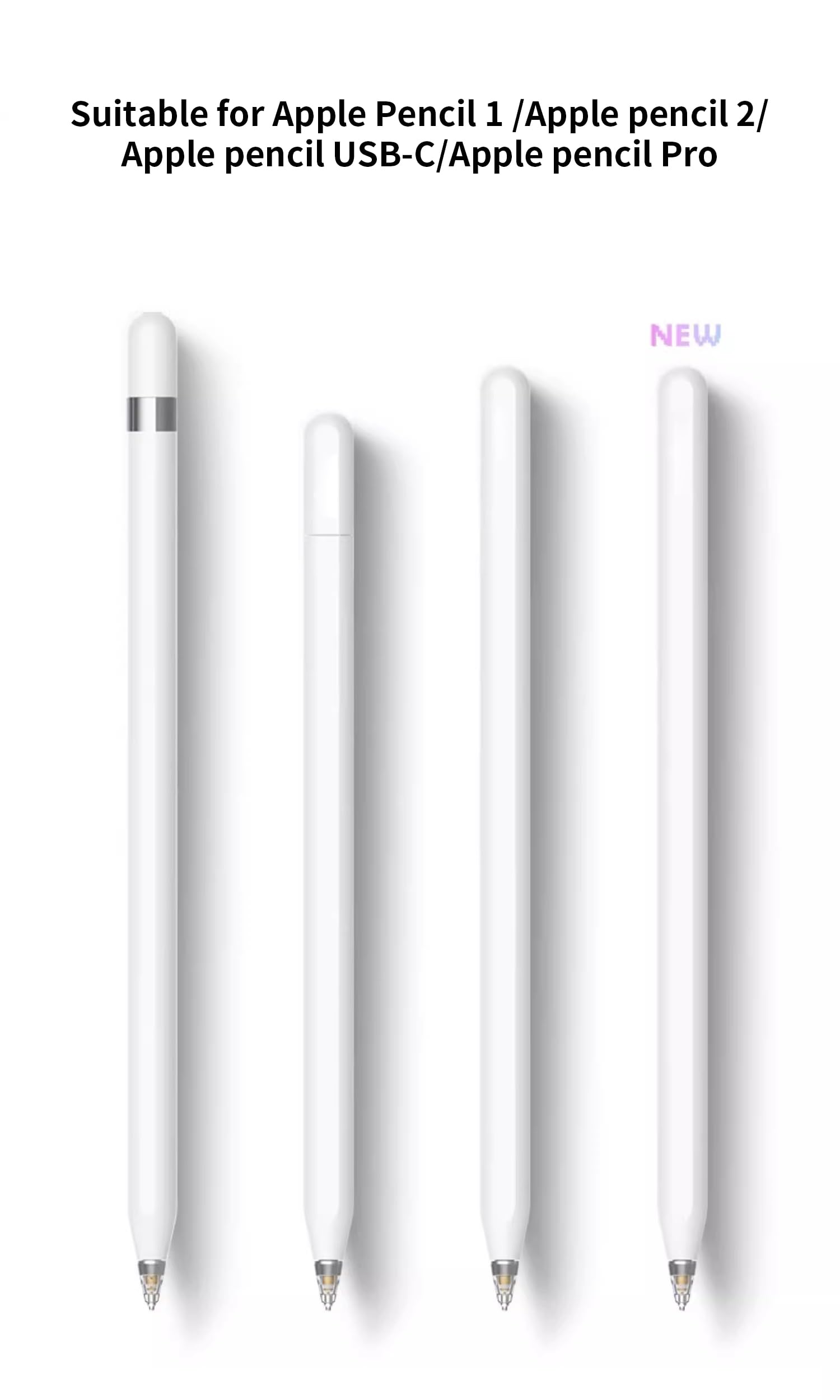 Replacement Pencil Tips for Apple Pencil Pro,Upgraded Pencil Tips