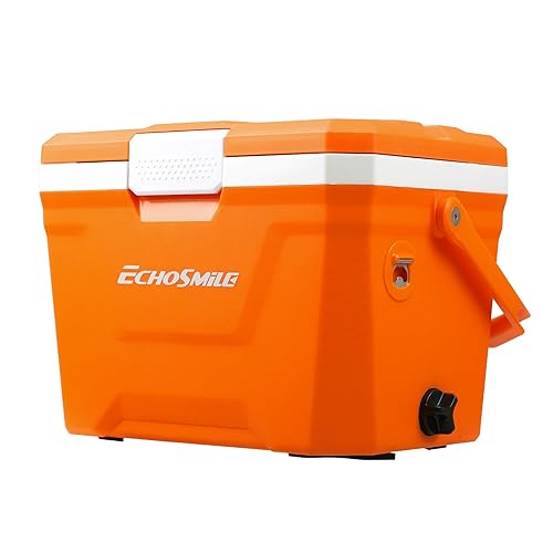 Ultra-Light Portable Cooler 20L/21qt, Outdoor Insulated Ice Chest Box