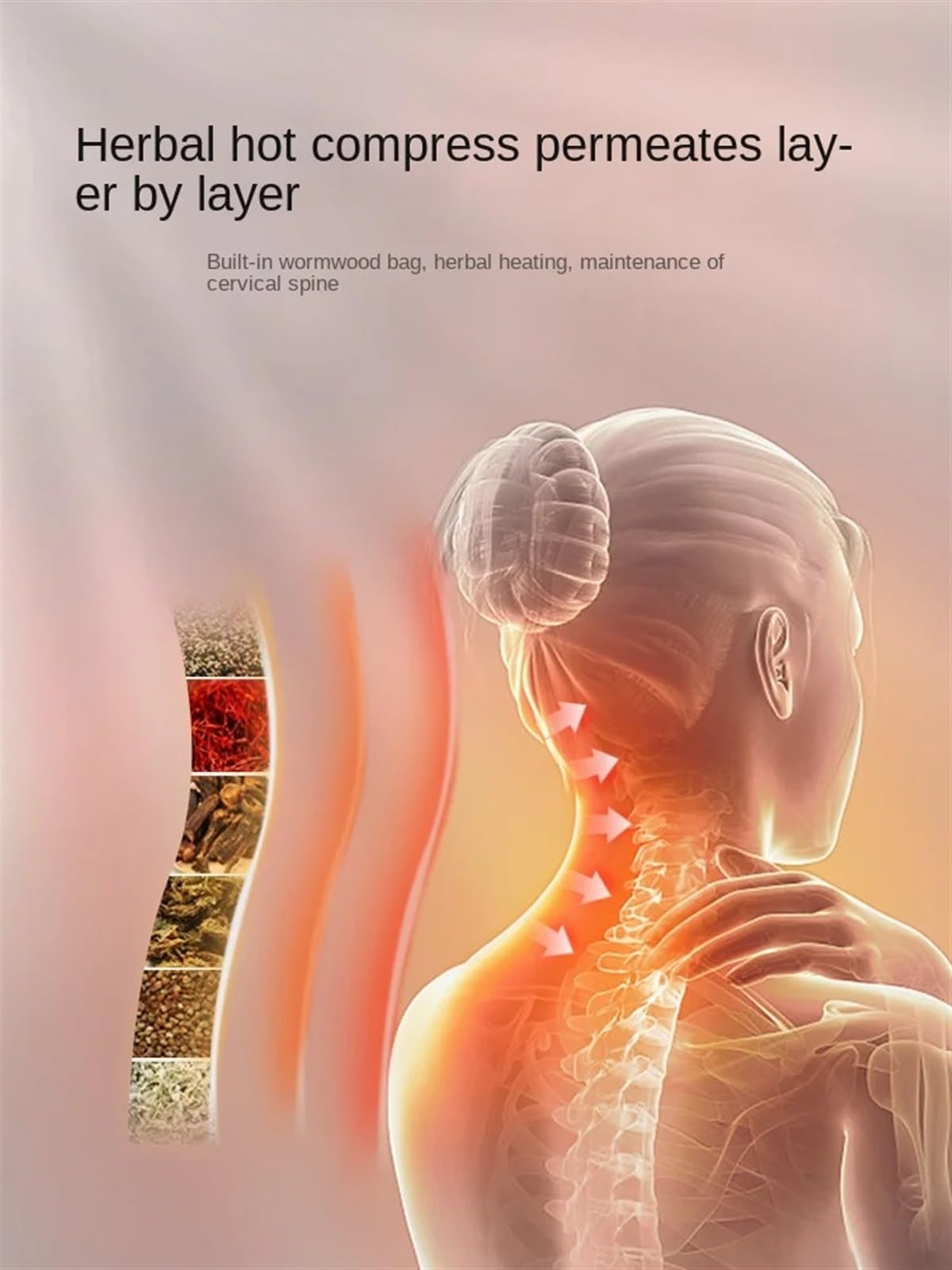Almohada De Espuma Con Memoria Almohada de espuma viscoelástica, almohada for el cuello, almohada for la columna cervical for proteger la columna vertebral y ayudar a reparar el sueño, almohada cilínd