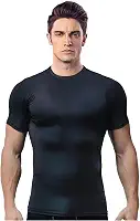 Camisa Térmica Proteção Solar UV Extreme Thermo Manga Curta Compressão Esportes Academia Piscina Praia