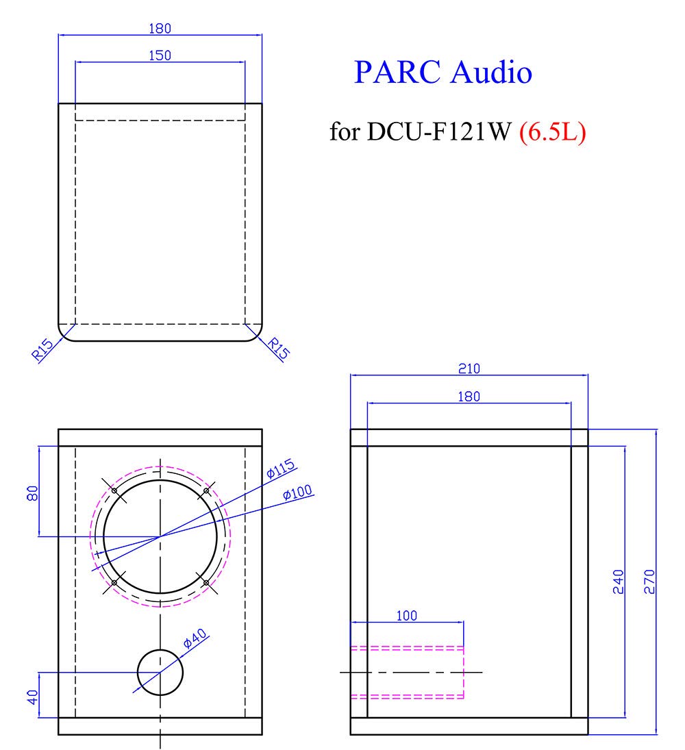 Parc audioのwoodコーンフルレンジバスレフスピーカー LR1ペア PARC AUDIO|フルレンジユニット(ペア)|HARDOFFオフモール