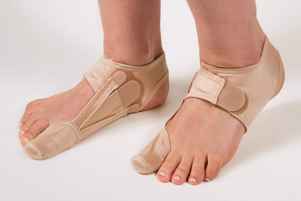 Hallux Valgus Korrektur Orthese, Bandage, Schiene, Größe L, 1 Paar, - Bochikun korrigiert, schützt, entlastet und beugt vor.