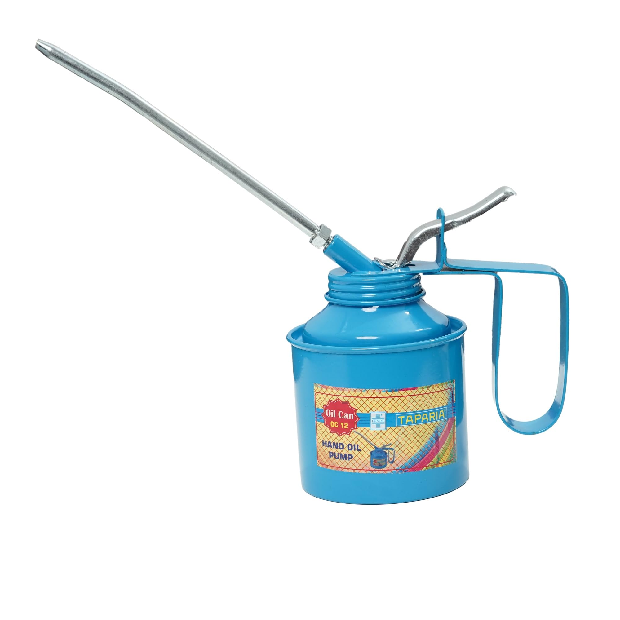 Taparia Metal Oil Can Wesco Type (Capacity-1/4 pint / 250cc, Spout Length-150mm)-Steel Ball Pump, Detachable Spout-Oiler for Bike Chain, Vehicle, Workshop & Automotive Use-image-19