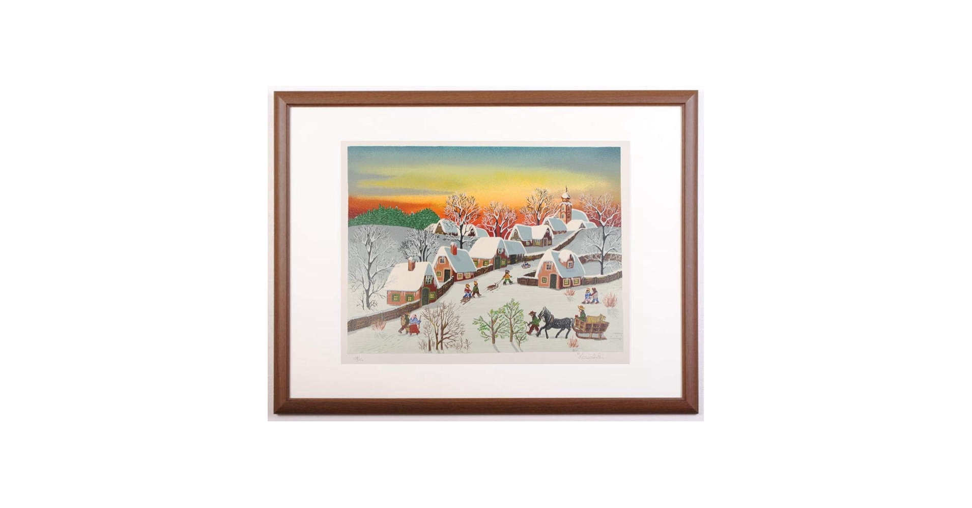 アルバート　コワルスキー　版画 版画のシルクスクリーンでアルバート・コワルスキーが制作した絵