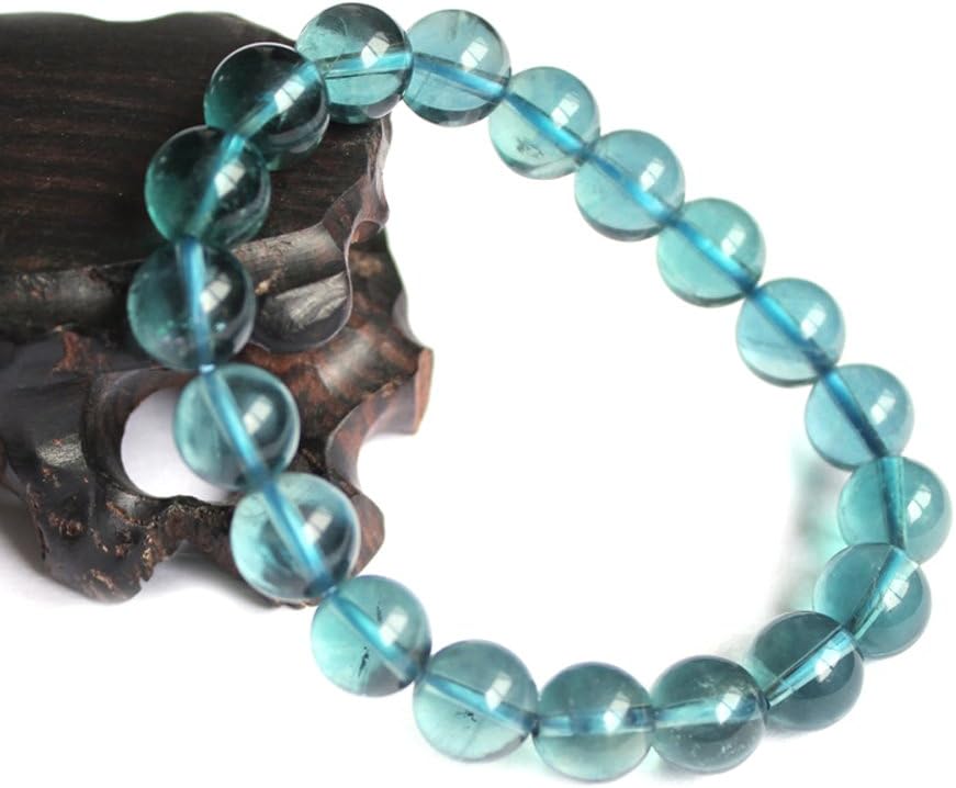 Jan Dee Natural Semi-Precious Gemstone Healing Power Blue Fluorite Crystal Bracelet - Image 3