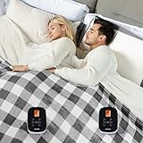WOOMER Electric Blanket Queen Size 84' x...