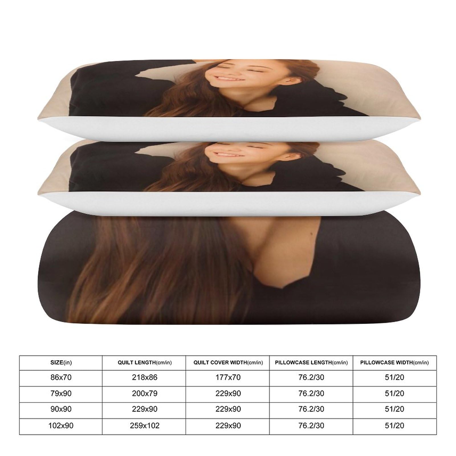 Amazon｜安室奈美恵 (14) 寝具 3ピース 枕カバー オールシーズンベッド