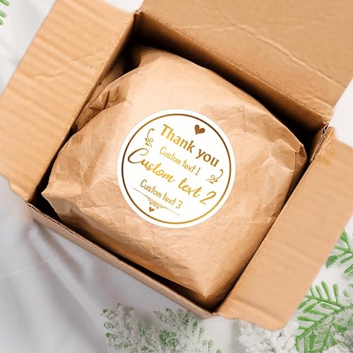 Miniatura 6 de 96 calcomanías personalizadas de agradecimiento para celebrar con nosotros, suministros de embalaje para pequeñas empresas, tarjetas de sobre,