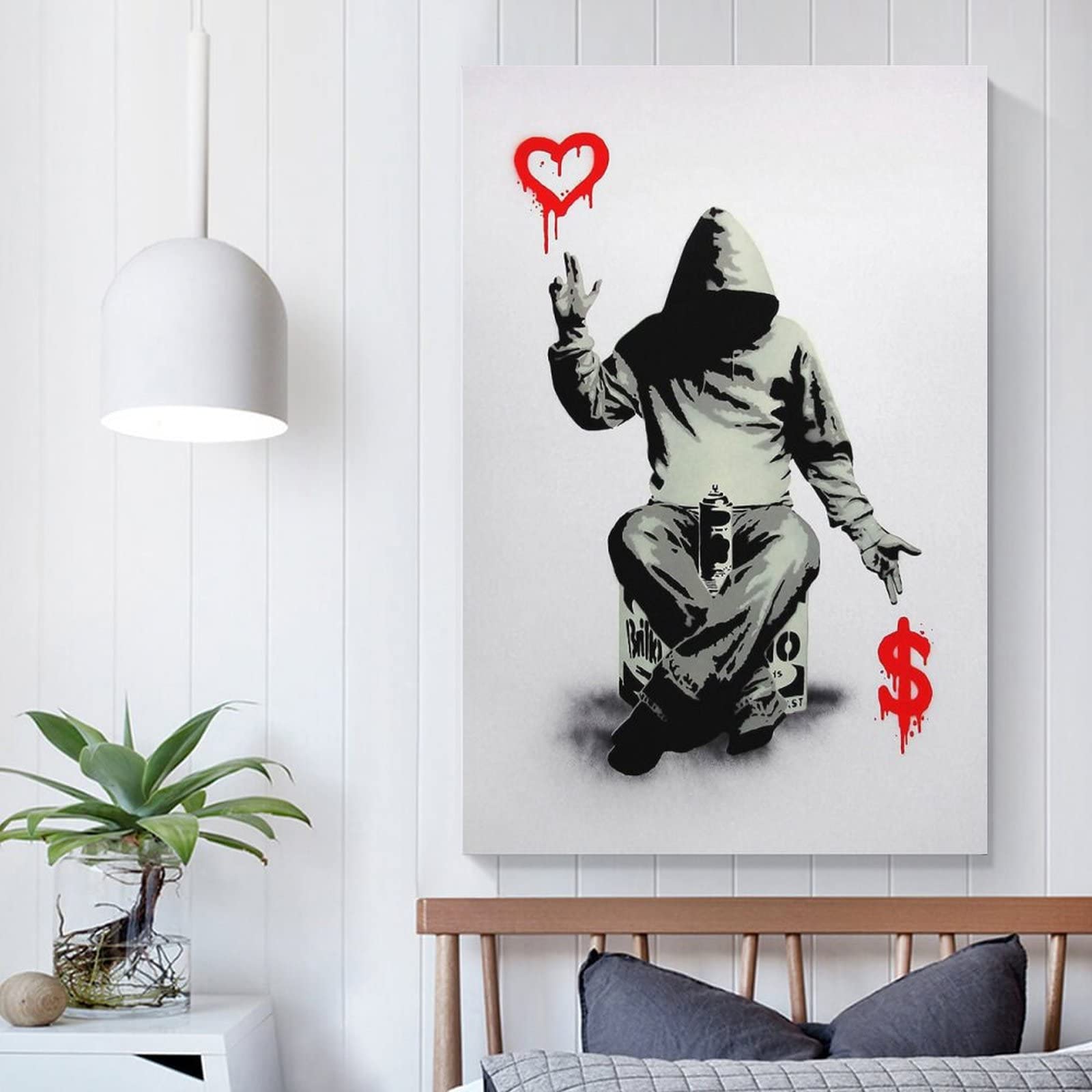 No.66♡半額祭♡キャンバスアート　ブランドアートポスター　バンクシー BANKSY CANVAS ART バンクシー キャンバスアート ポスター