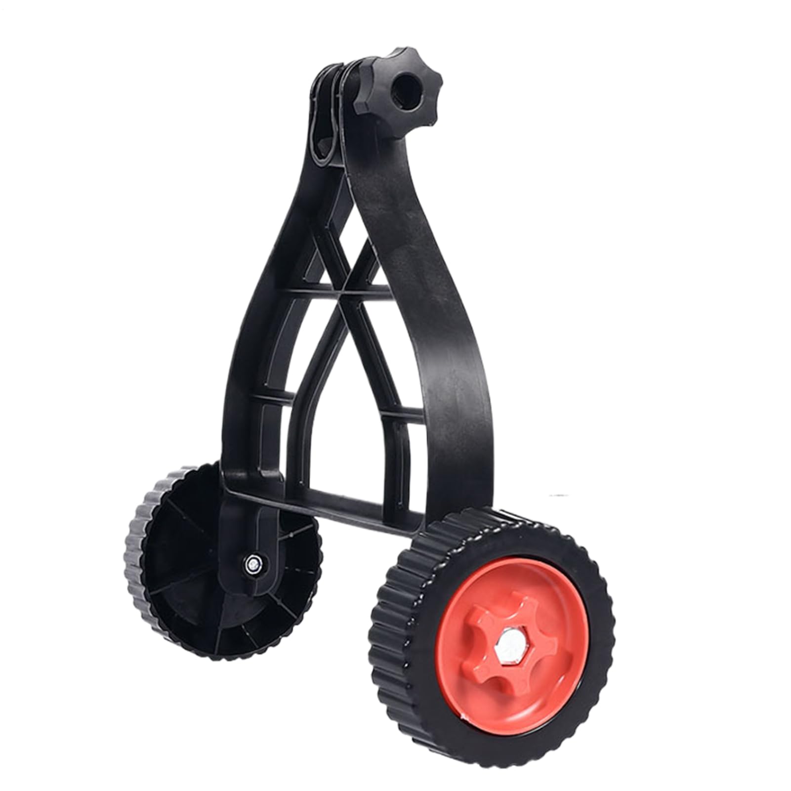 Supporto regolabile con attacco a ruota per decespugliatore a filo 34x35x12cm Supporto per tagliaerba Stabilizzatore ruota per tosaerba Strumento da giardinaggio per la cura del prato