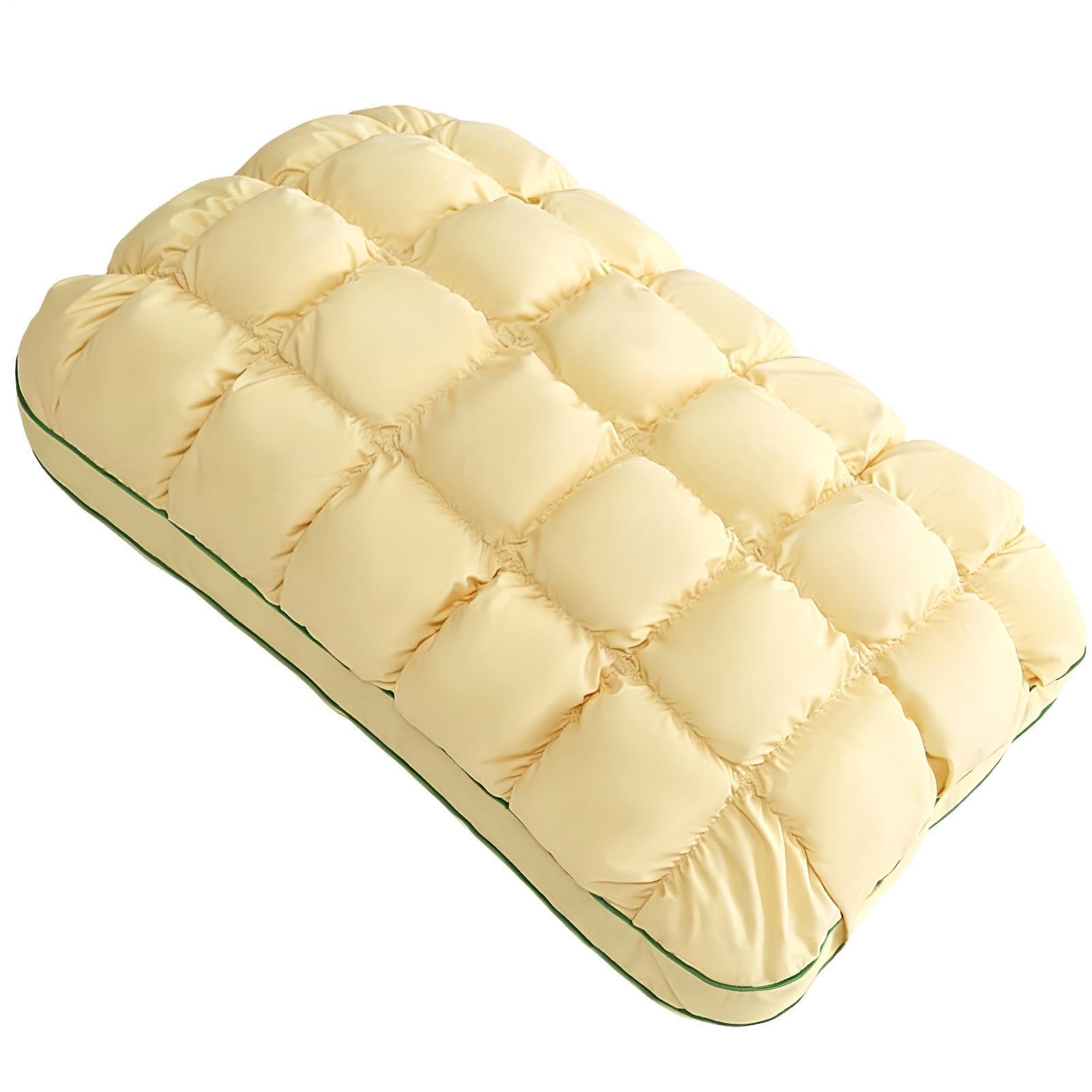 Oreiller de sommeil respirant et coussin de repos ergonomique matelassé