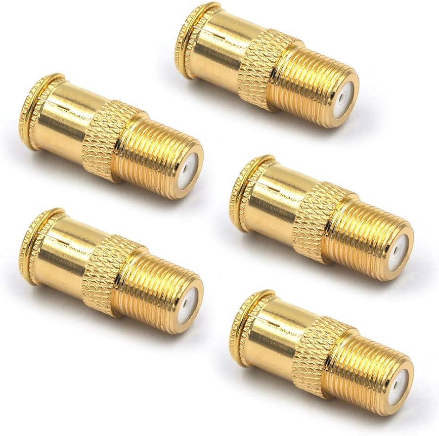 VCE RG6 Coaxial Cable Connector, Quick Push On Male to F