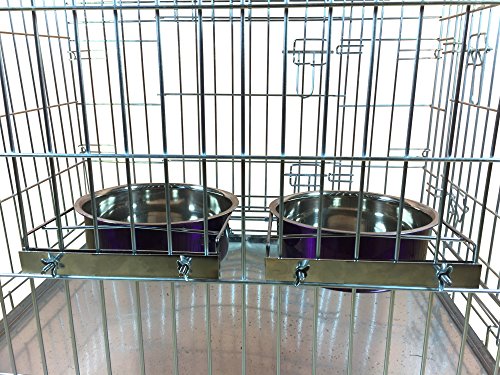 Ellie-Bo Hunde-Schalen für Transporter, Käfige oder Zwinger, 1 Paar