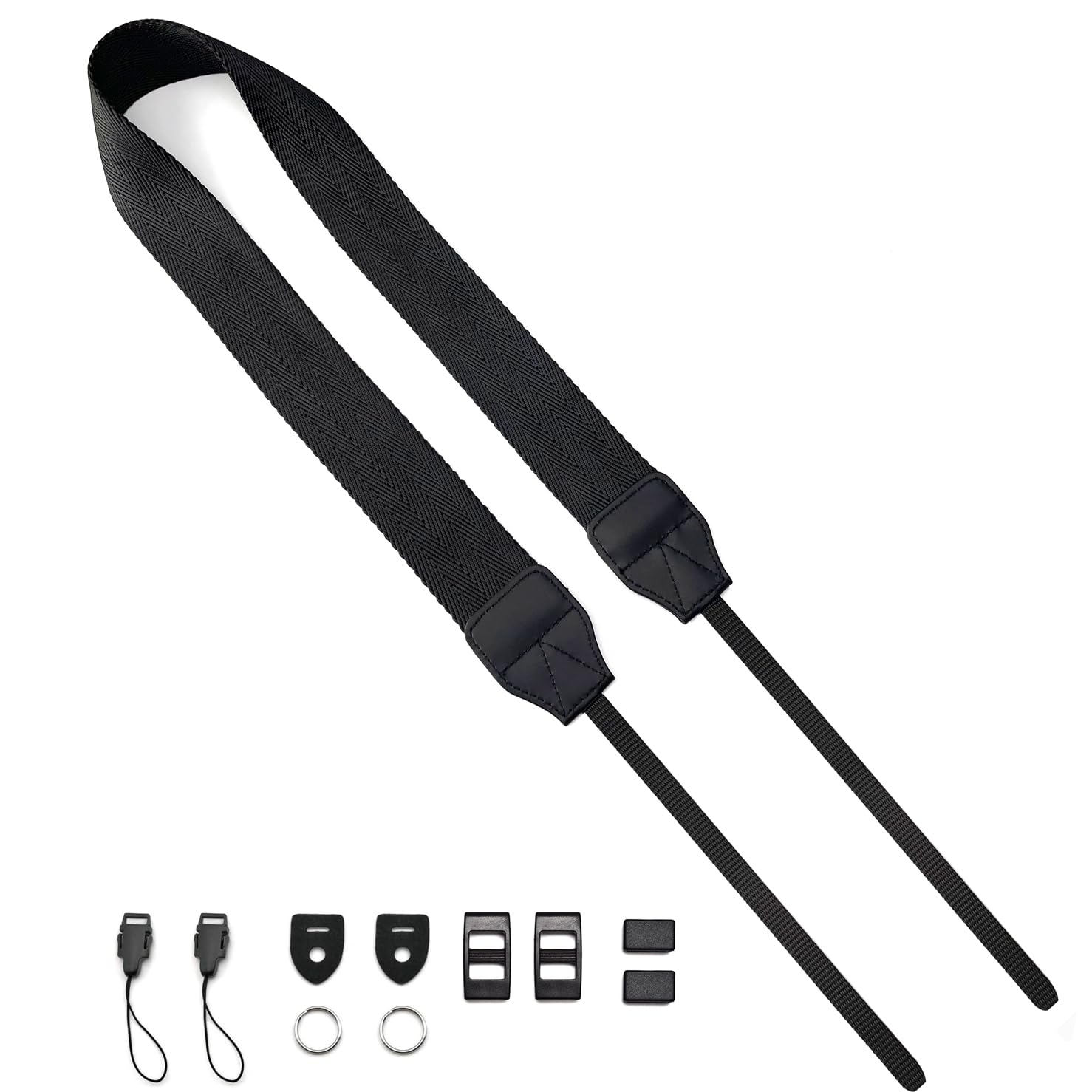 Camera Neck Straps for DSLR Camera or Binoculars Strap Black