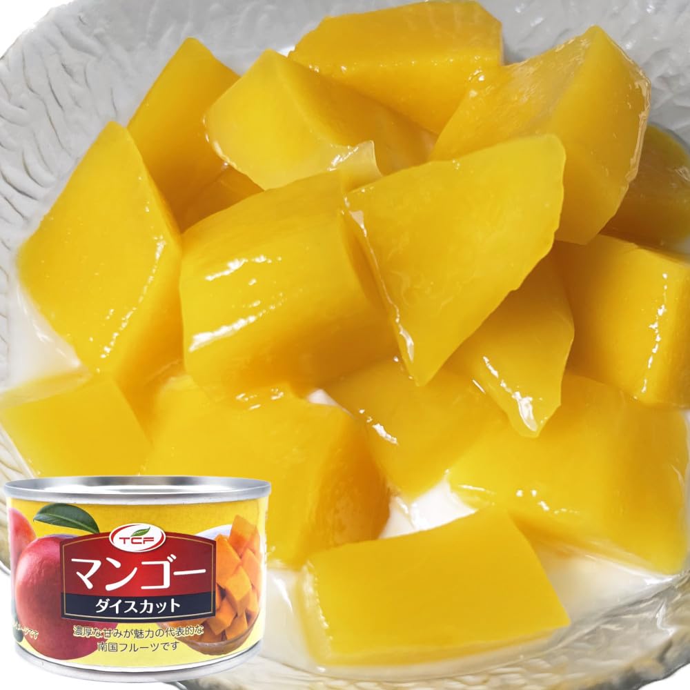 Amazon.co.jp: Cut Mango Canned Mango, 8.9 oz (225 g) x 48 Cans