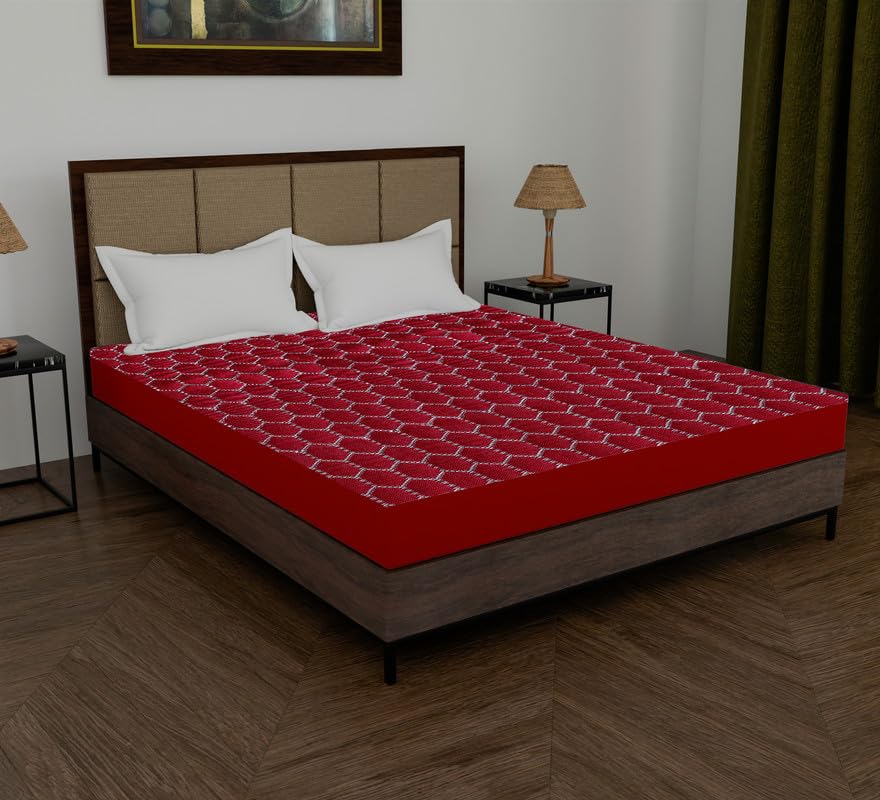 See full amazon price history chart for DAKSH Jacquard Fabric 100% Waterproof Breathable Deep Skirting Mattress Protector/Cover- Maroon, for 72x72 Inch, Double Bed DAKSH Jacquard Fabric 100% Waterproof Breathable Deep Skirting Mattress Protector/Cover- Maroon, for 72x72 Inch, Double Bed (B0C94Q37L4) Amazon Price History, Amazon Price Tracker