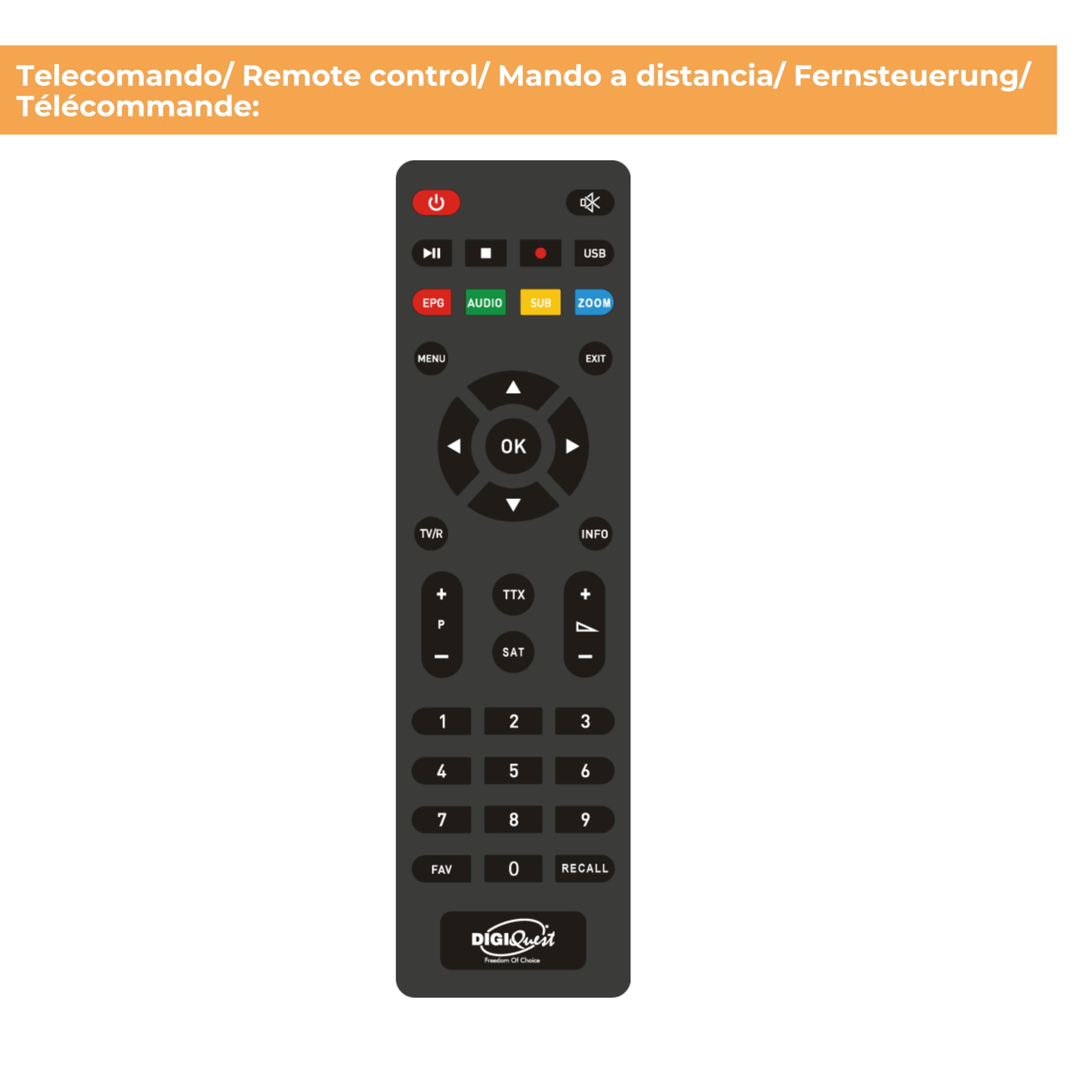 Digiquest 8312 HD Digital Satellite Receiver