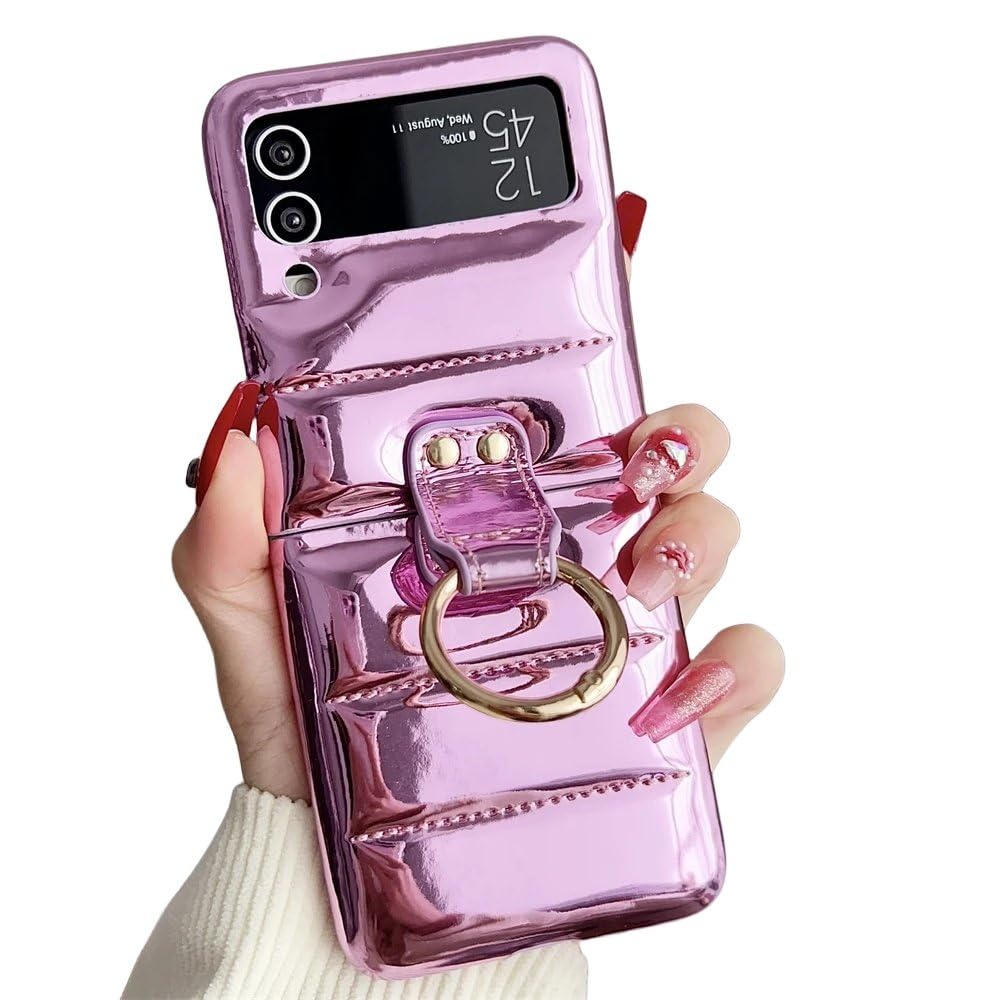 Housse Samsung Z Flip 3 antichoc violette protège objectif - 8